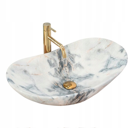 

Umywalka Nablatowa Owalna Royal Granit Marmur Mat