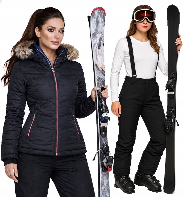 Zimní Bunda Dámská Lyžařská Klasická Membrána 20.000 S Kapucí vel S