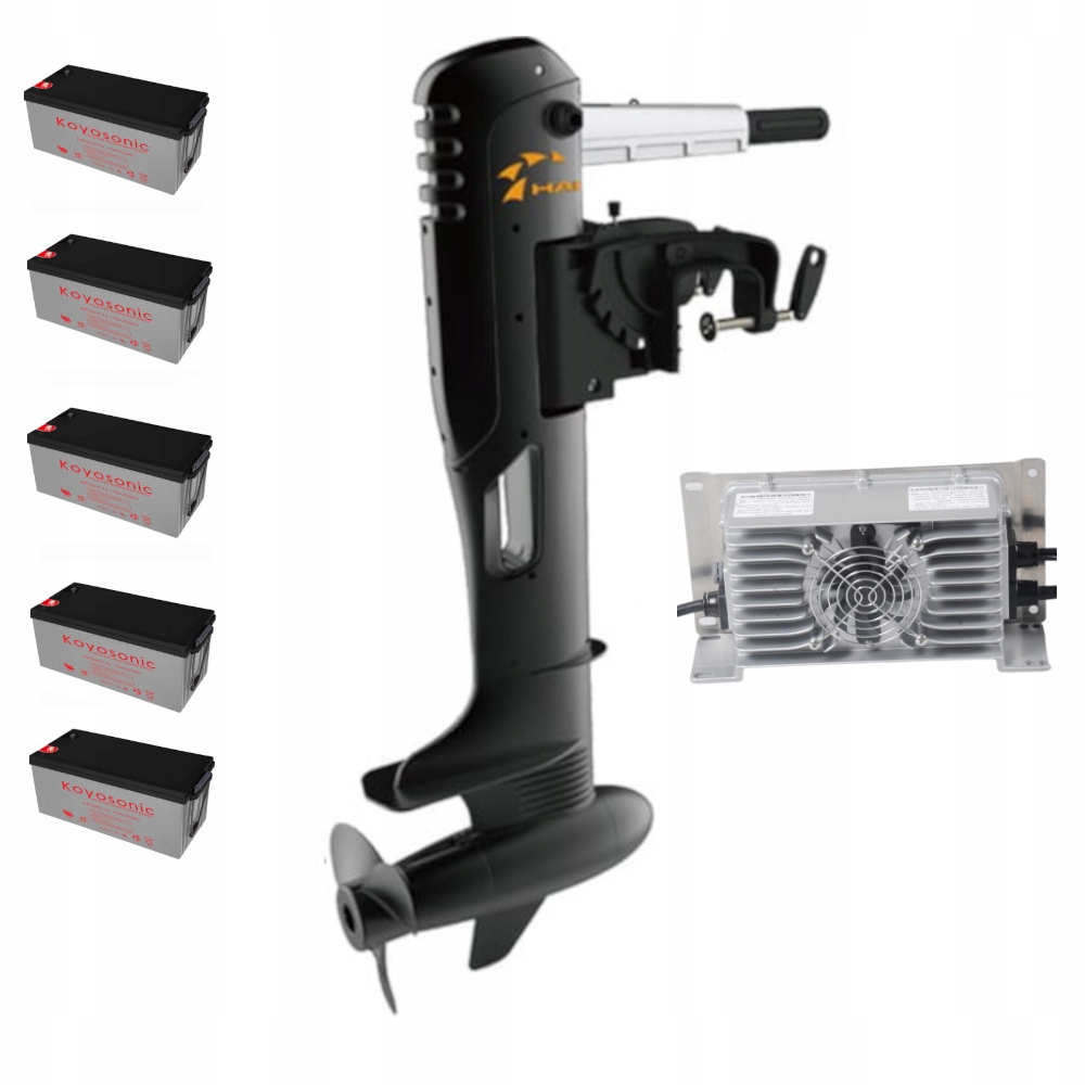 Sada přívěsného elektromotoru Haibo R500 Akumulátory Koyo NPG200