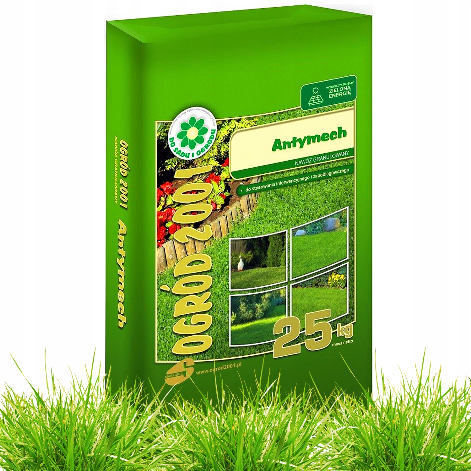Nawóz Do Trawy Trawników Trawnika Antymech Na Mech 25 Kg