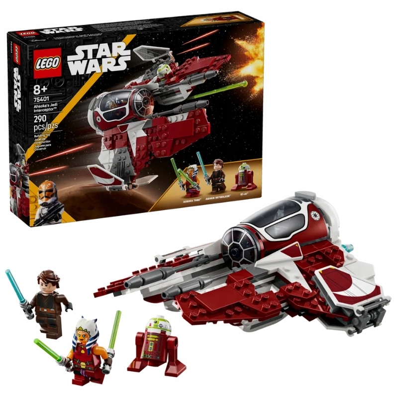 Lego Star Wars Interceptor Jedi Ahsoki Stavebnice 290 Dílků 75401 8+