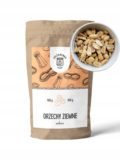 4x Zemní Ořechy Solené pražené Arašídové 500g kino Velký Balíček-spiżarenka