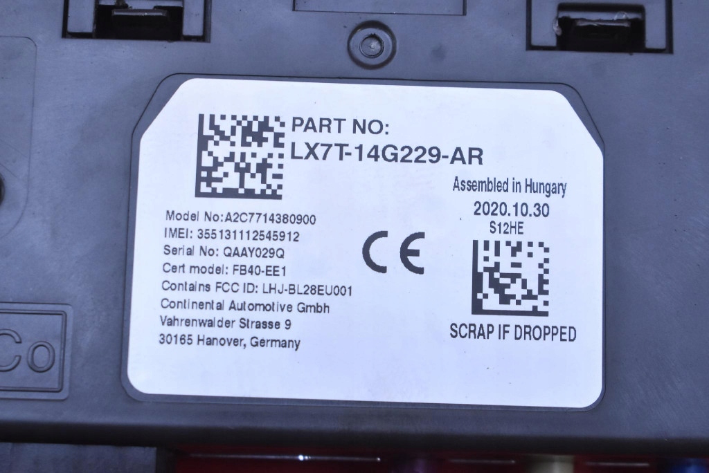 control unit module BLUETOOTH LX7T-14G229-AR FORD FOCUS MK4 18-21
