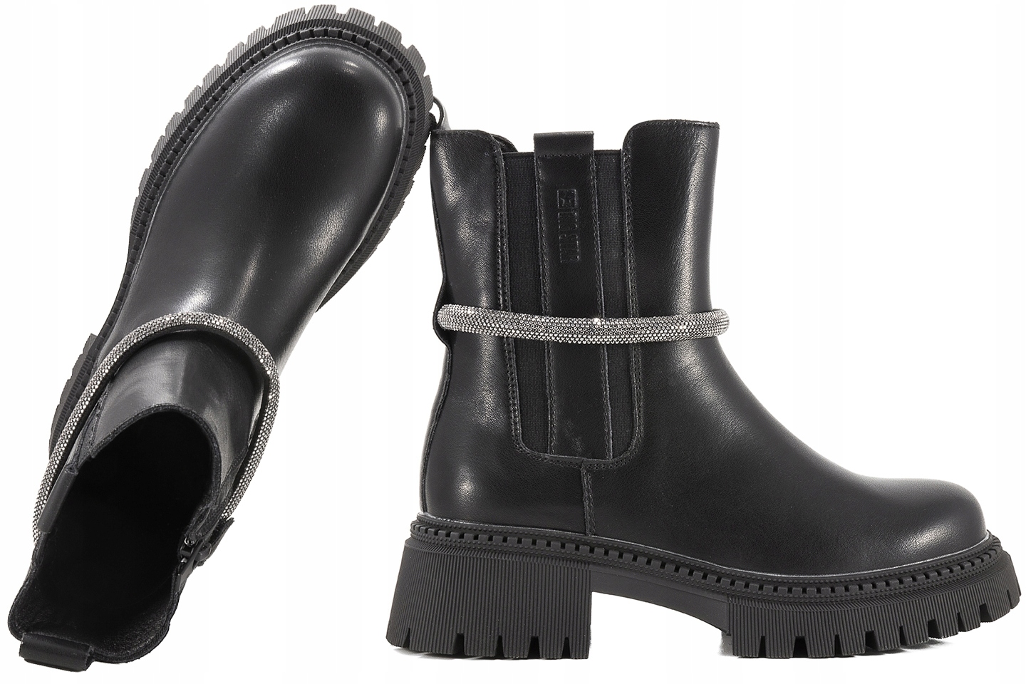 Big Star OO274A276 Boty Kotníkové Boty Zimní Kozačky Zateplené 40