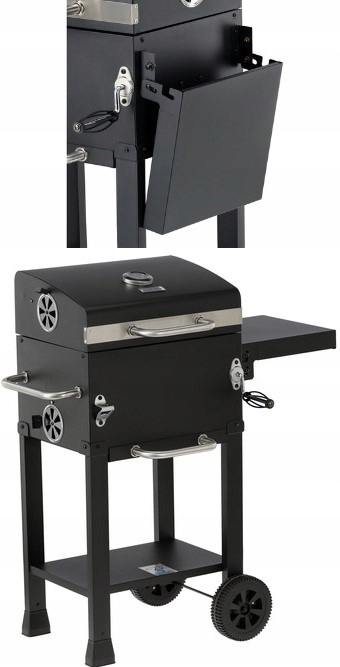 Prenosný Uhlíkový Gril Deluxe Bbq, Rošt 39,5 X 29,5 CM Lund 99928
