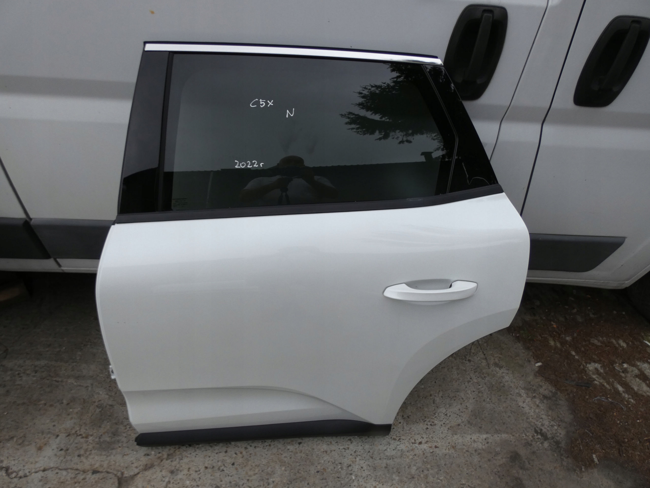 Tür links heck CITROEN C5 X C5X EN9 BIALA PERLA