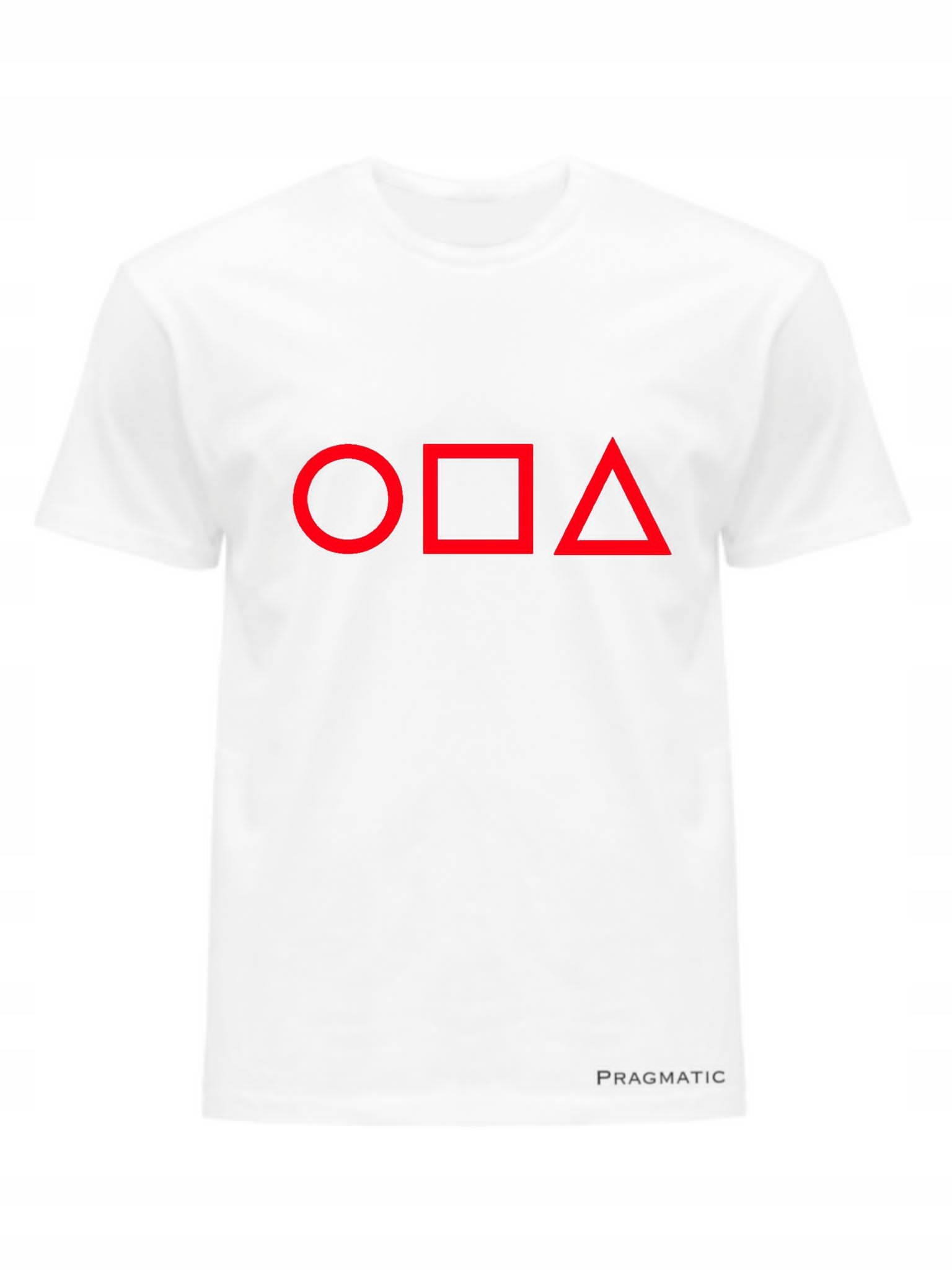 

Koszulka T-shirt Męski Biały Squid Game L
