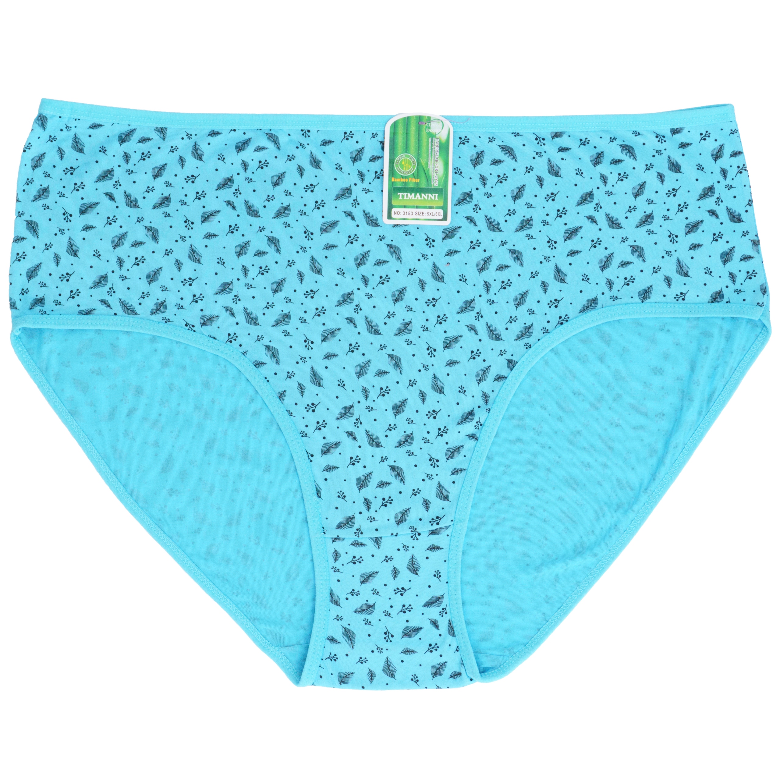 majtki bambus figi damskie 6pak wysoki stan 5/6XL Kolekcja Wygodne