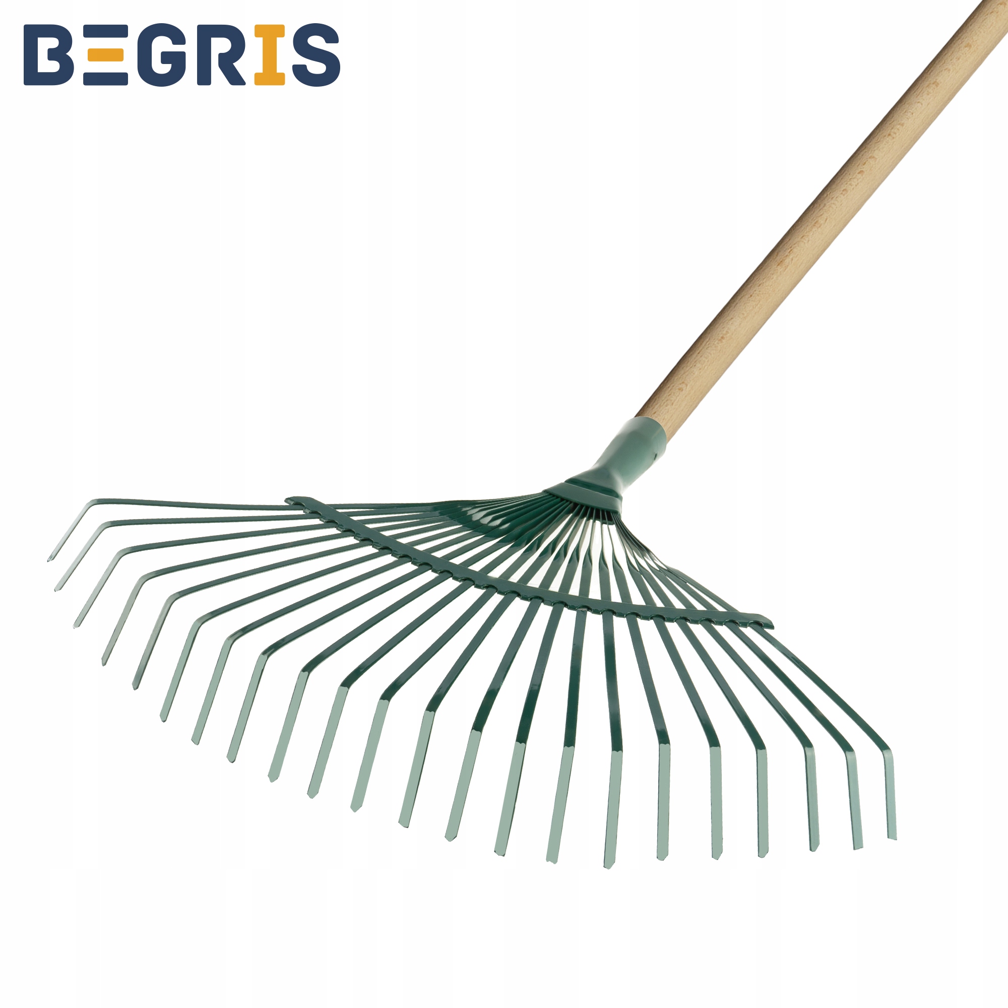 GRABIE DO LIŚCI TRAWY OGRODOWE METALOWE Długość narzędzia 37 cm