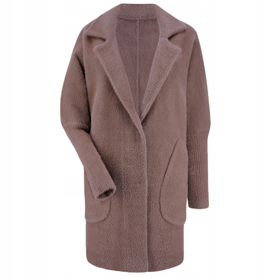 ALPAKA CIEPŁY PŁASZCZ NARZUTKA kurtka WEŁNA KOLORY Marka Katmandi