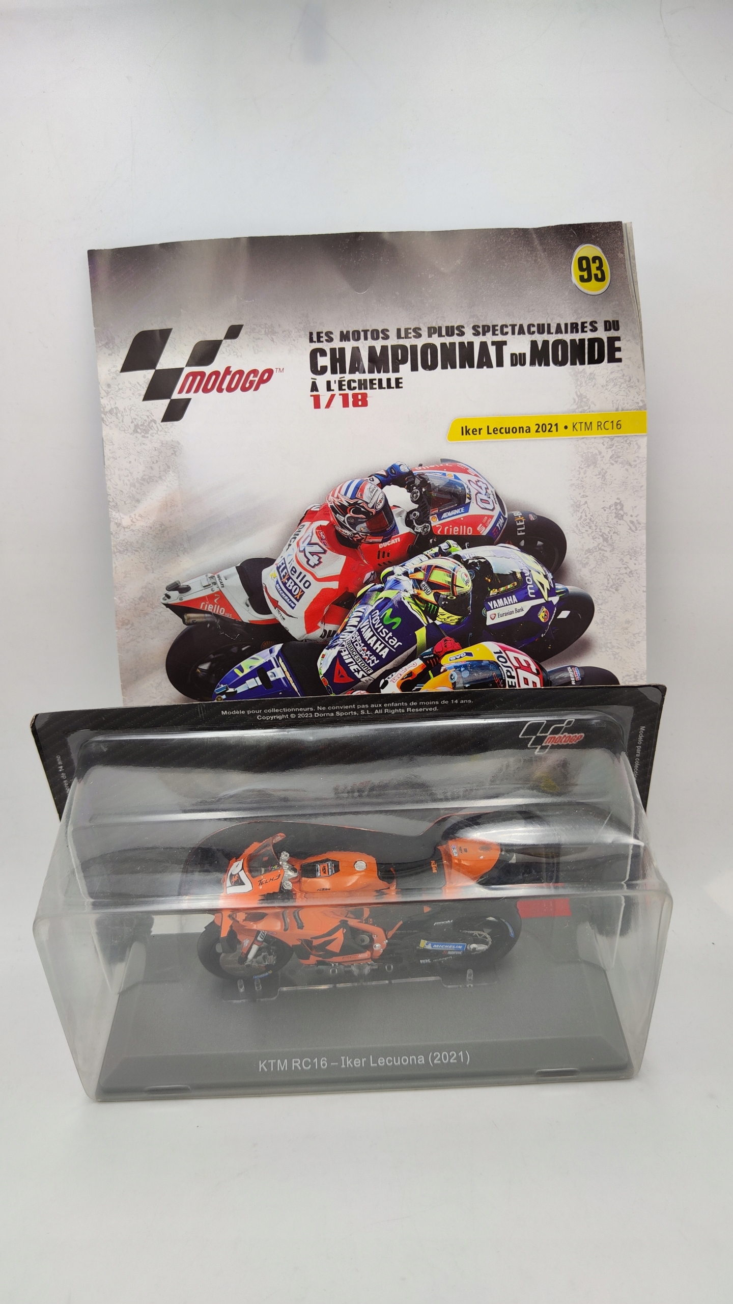 Ktm RC16 Iker Lecuona 2021 1:18 Altaya #93
