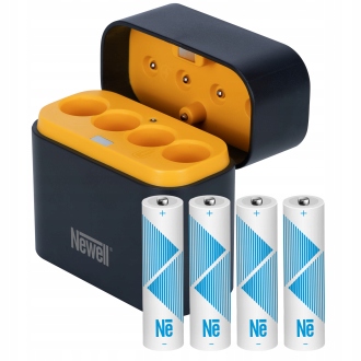 Ładowarka 4-kanałowa Newell 4 akumulatory Li-ion Aa 1,5 V 2200 mAh