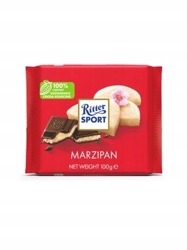 Levně 5 x Ritter Sport Čokoláda dezertní s marcipánovou náplní 100 g