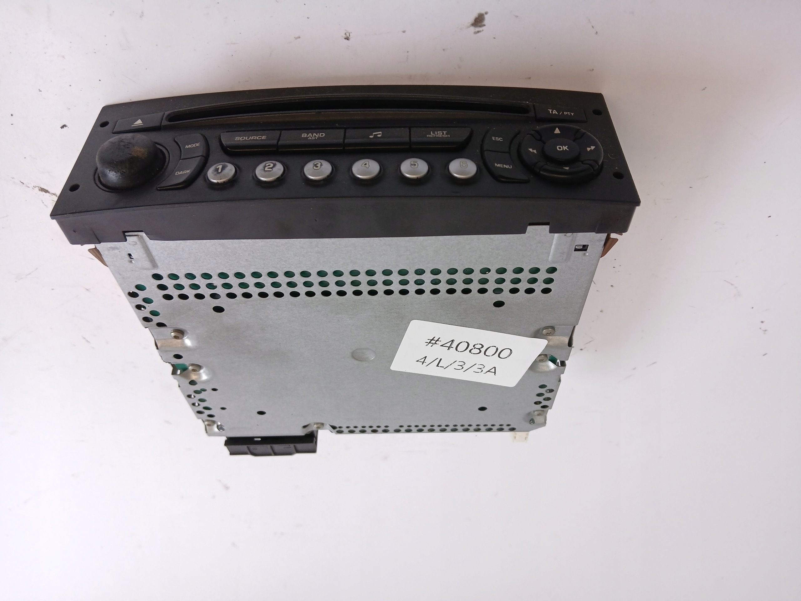 CITROEN C4 and PEUGEOT 207 RADIO industrial CD 96643697XT