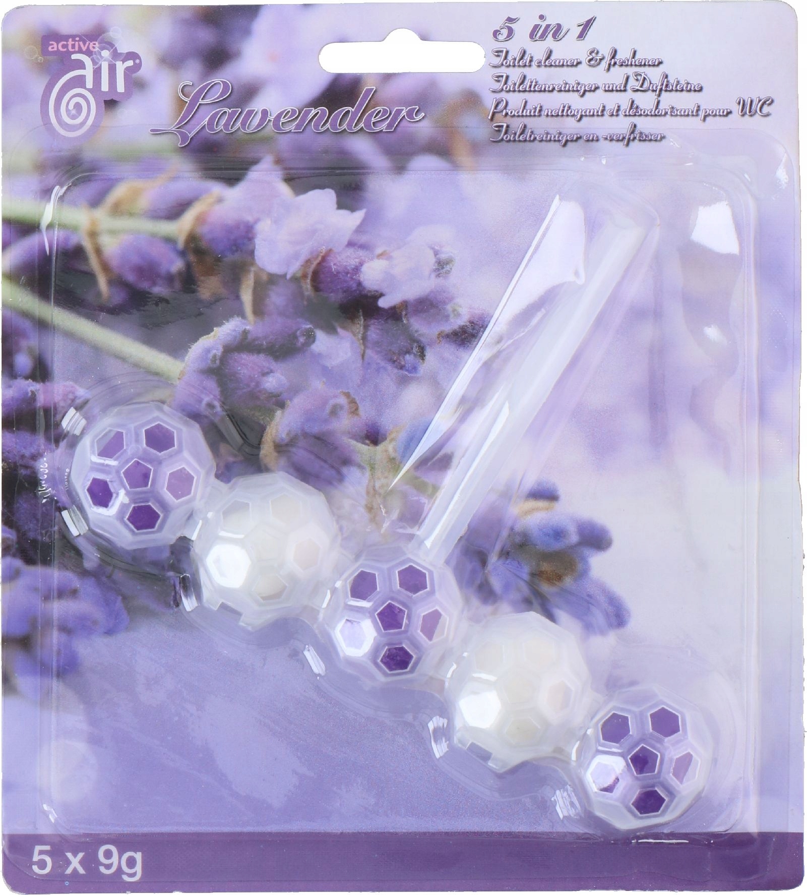

Kostka toaletowa Wc lawendowa Active Air 45g