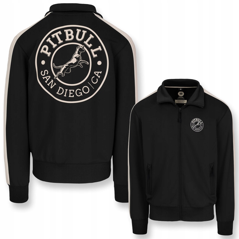 Męska Bluza rozpinana Pitbull Oldschool San Diego Ca zamek stójka 3XL