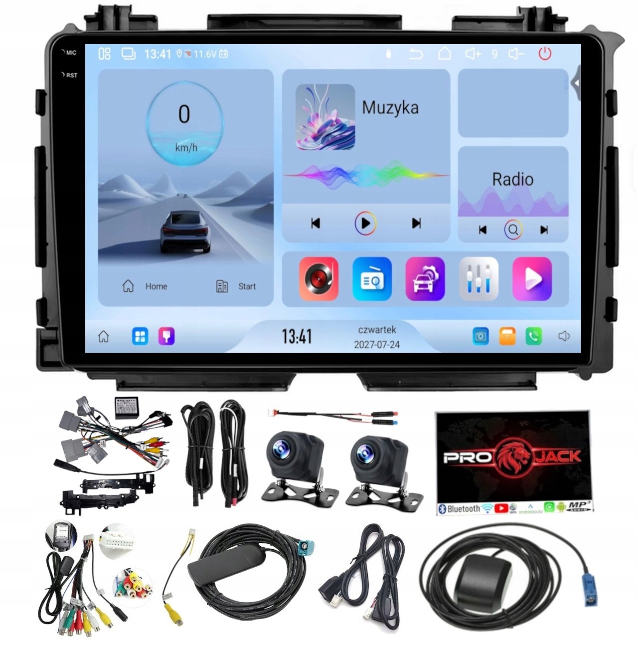 Rádio Navigace Carplay Android Honda Hrv II 2014-2021 4GB 64GB Sim