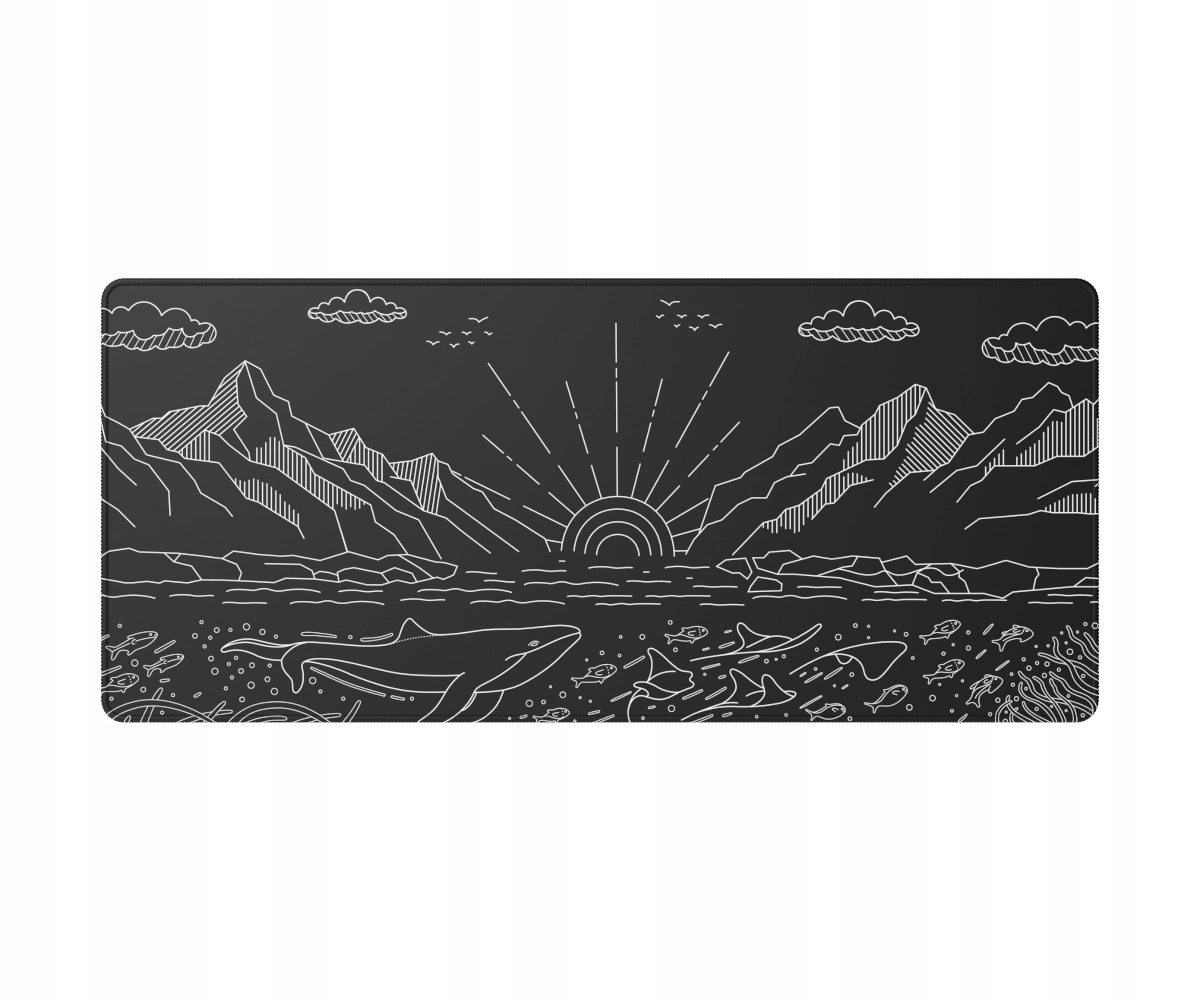 Podkładka pod mysz Dark Project Gaming Mousepad Terra Nostra Black XL