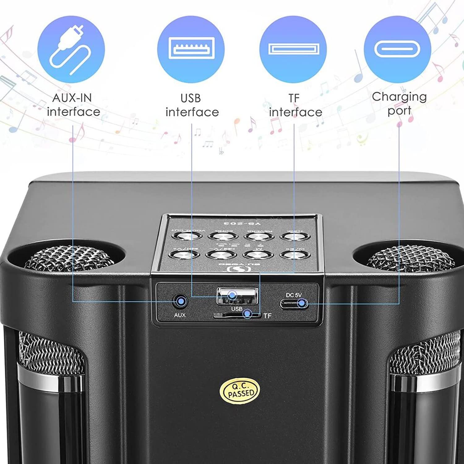 MUMUWIND Bluetooth Zestaw z Mikrofonami i Głośnikiem — miniatura 5