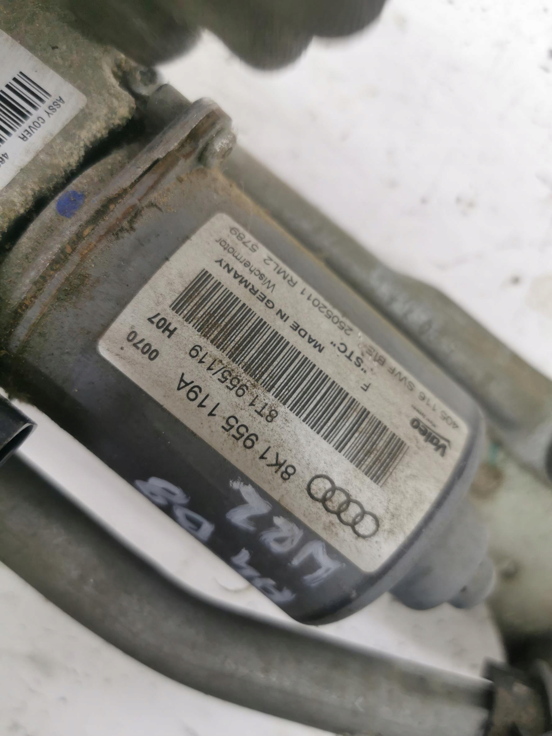 wiper mechanism front AUDI A4 B8 8k1955119A