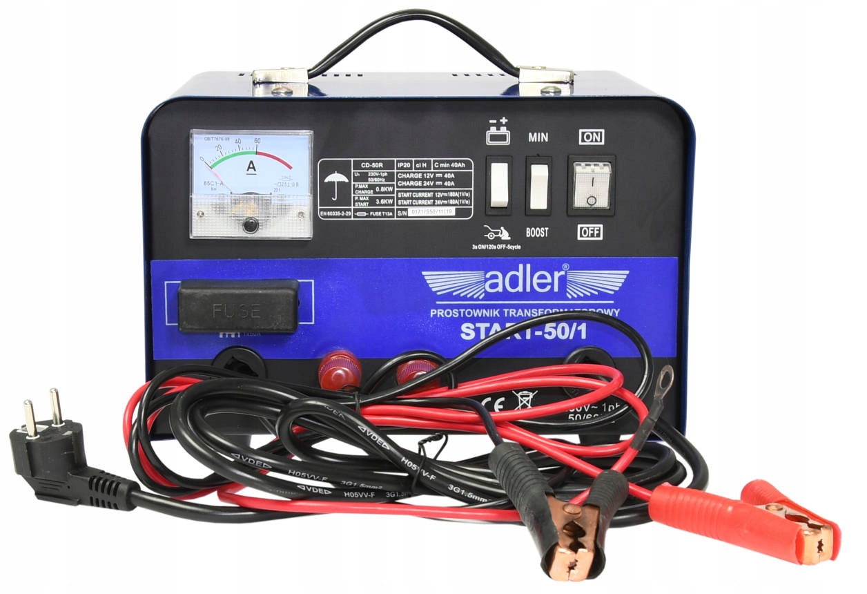 ADLER ВЫПРЯМИТЕЛЬ ТРАНСФОРМАТОРА ПУСК 12V 24V