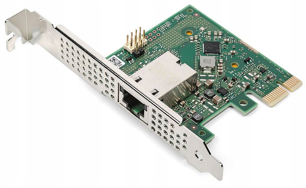 Nowa Karta Sieciowa Dell Intel i225 Nic 1x2.5G RJ-45 Pci-e x1 Full 0JJF4X