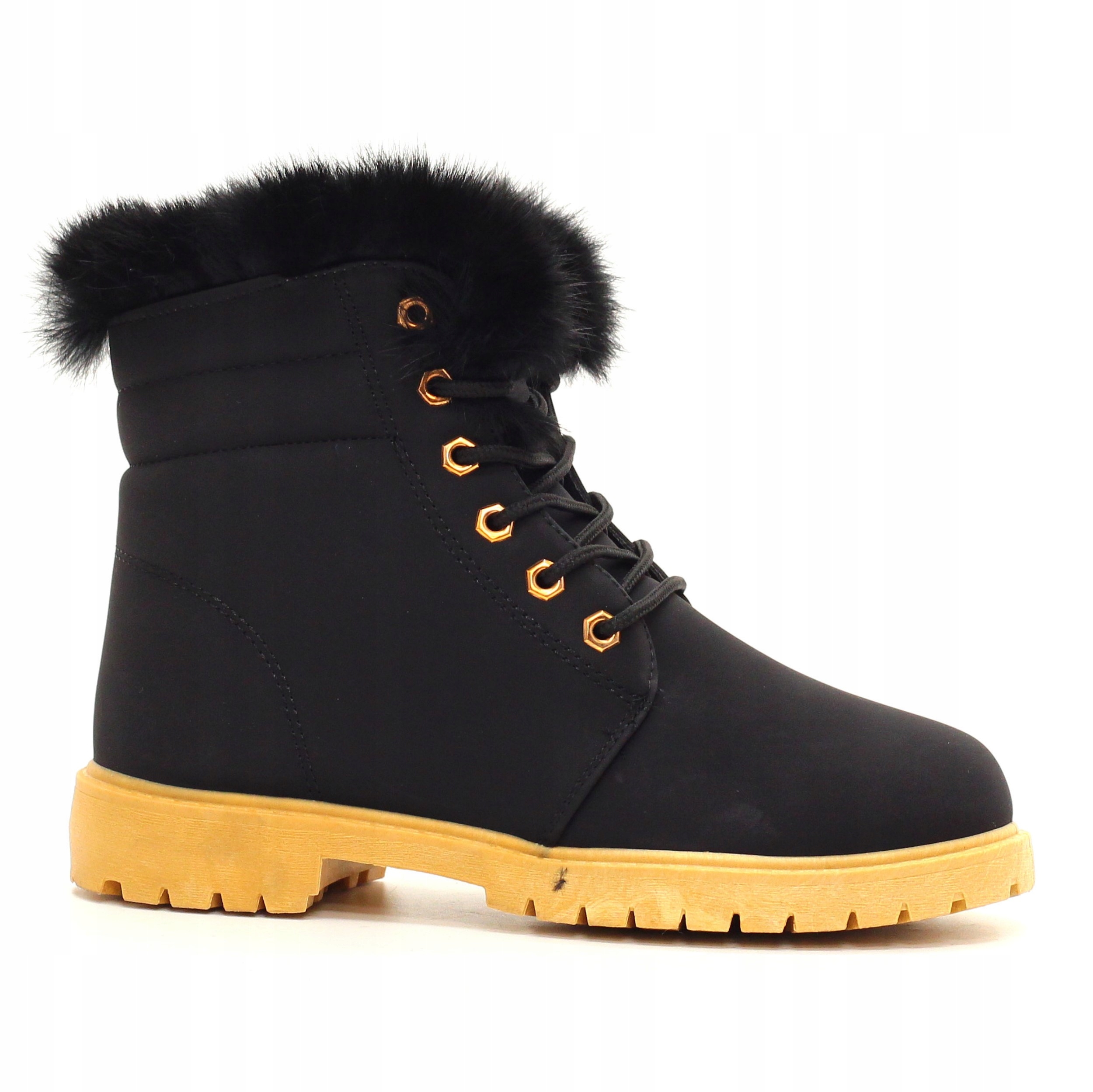 TRAPERY BOTKI TIMBERKI BUTY DAMSKIE OCIEPLANE Długość wkładki 24.5 cm