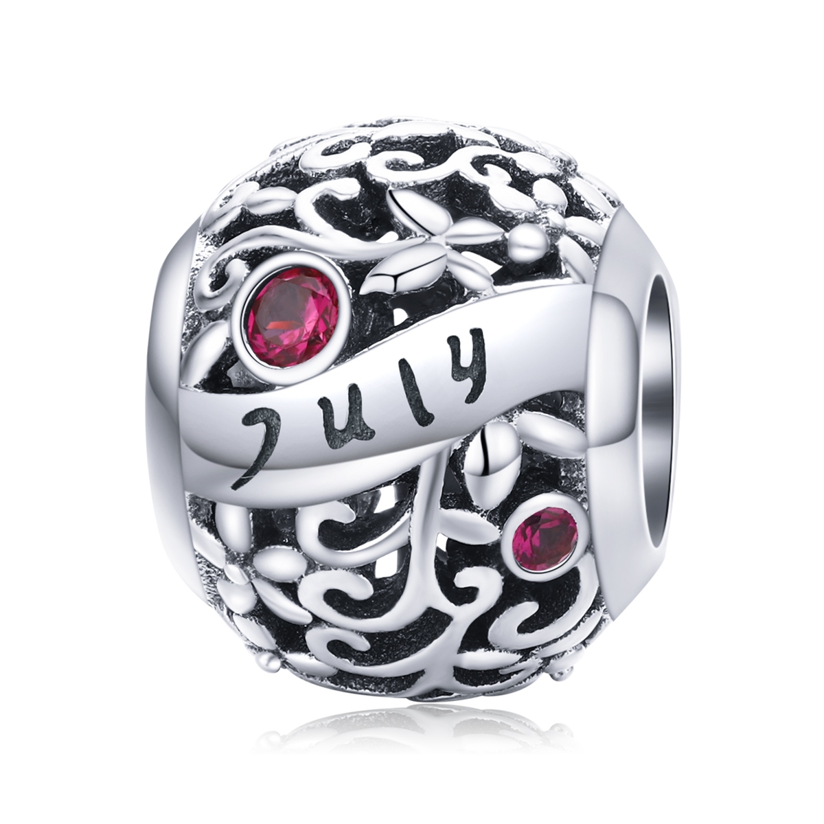 

Charms Miesiąc Lipiec Kamień Urodzinowy S925
