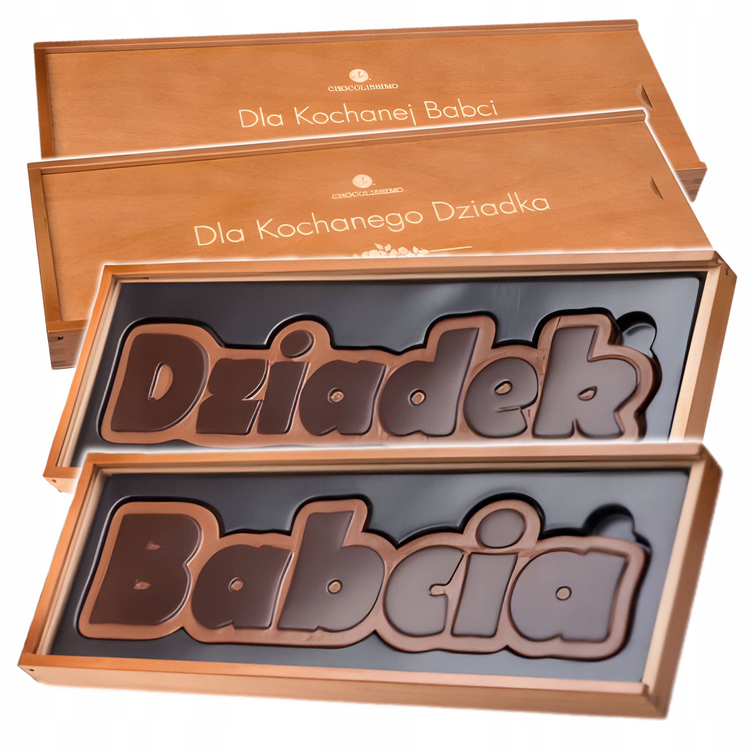 na Dzień Babci i Dziadka czekolady Belgijskie z Dedykacją 260 g