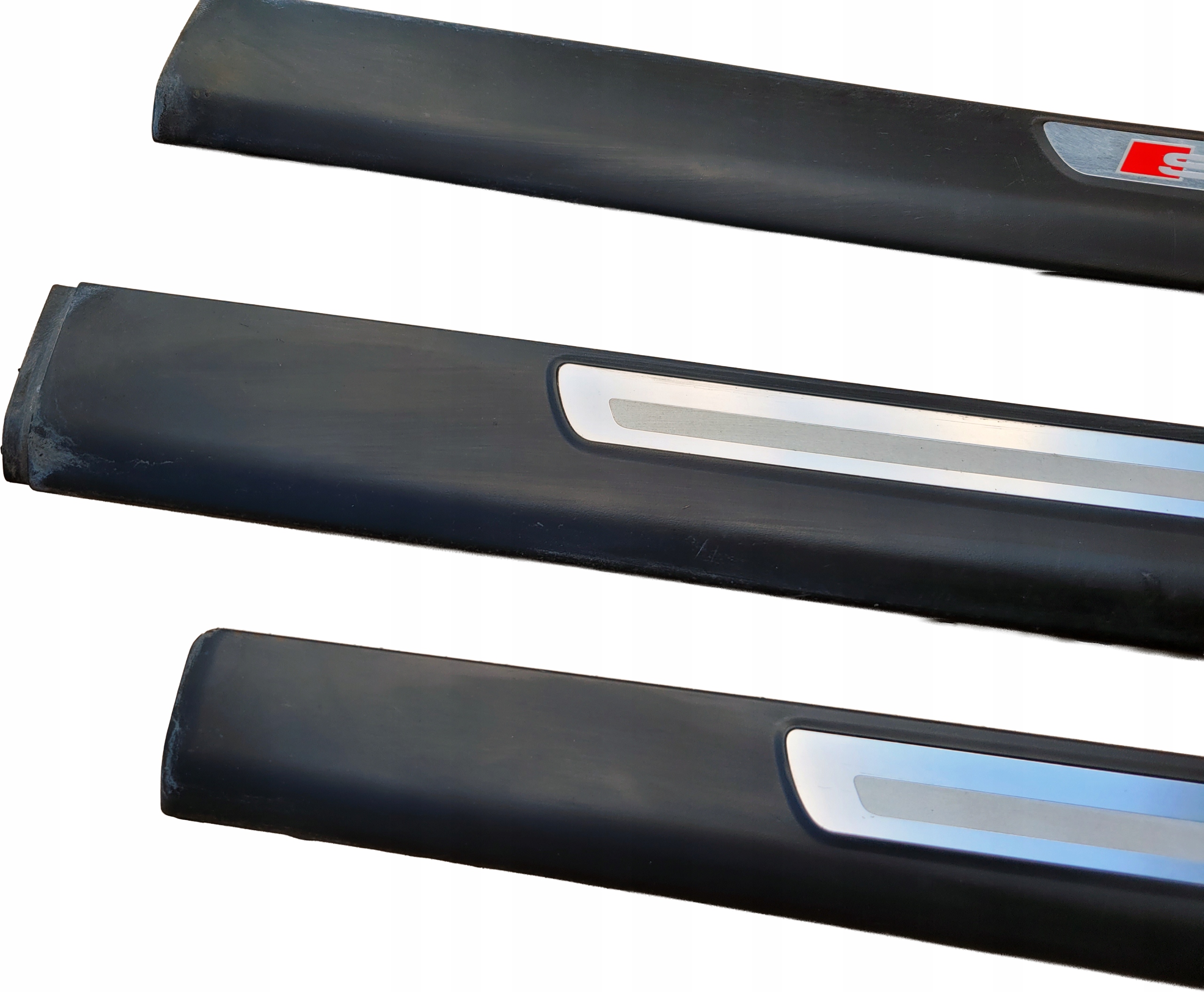 AUDI A6 C6 LIFT mouldings threshold caps lower S-LINE KOMPLET