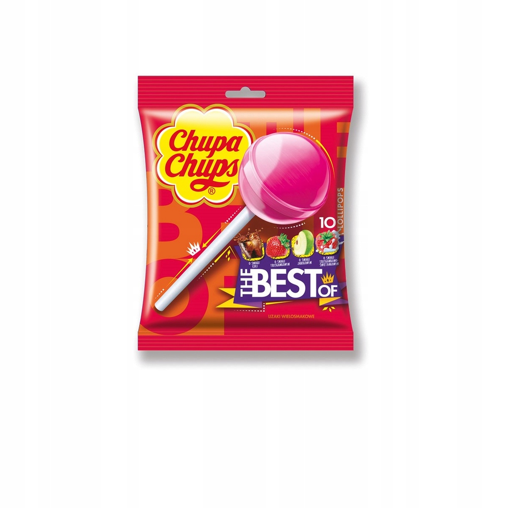 Levně 5 x Chupa Chups Lízátka The Best Of 10 ks