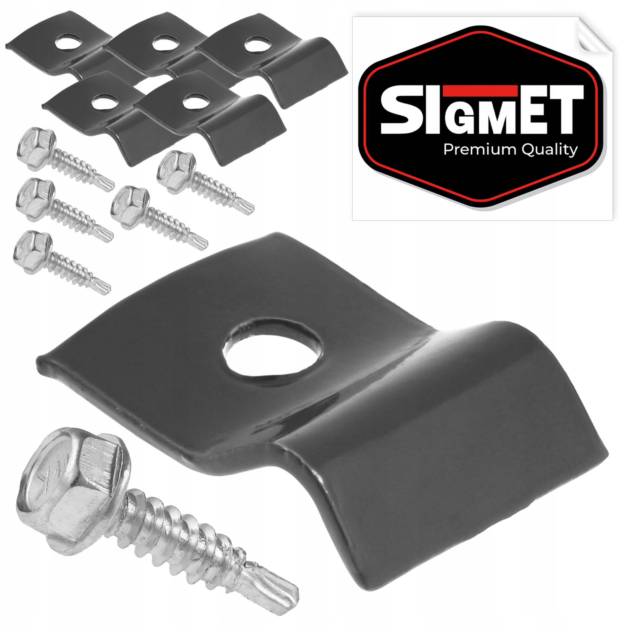 Plechová průchodka pro drát Do Plotového Plotu 100 kusů Ral 7016