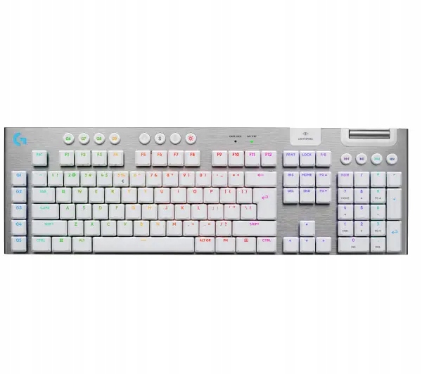 Klawiatura mechaniczna Logitech G915 X Lightspeed Tactile Us Intl Biała