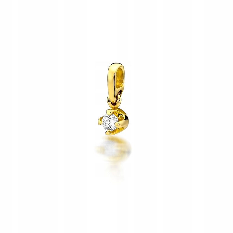 

Złota Zawieszka Klasyczna 585 Brylant 0,10 ct