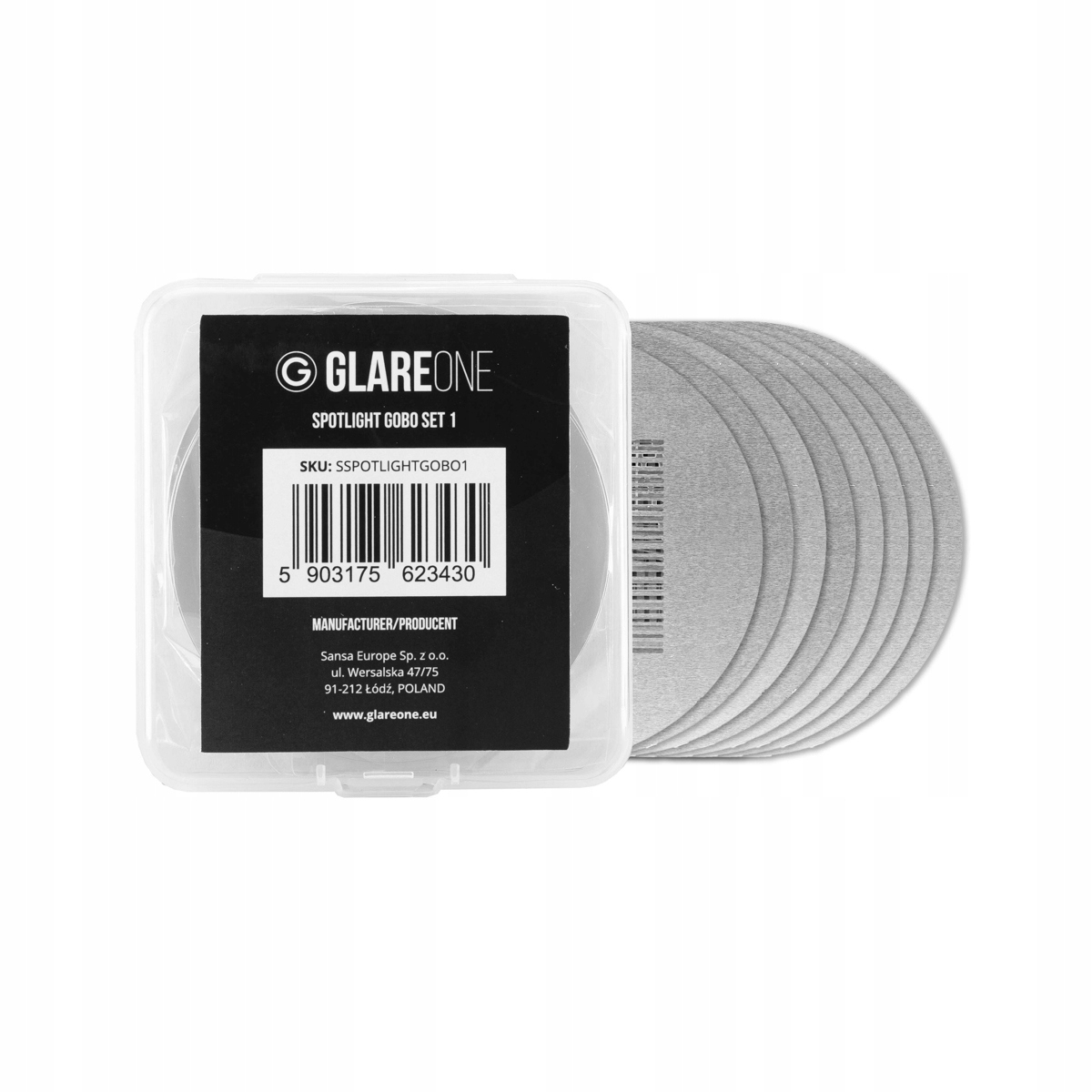 GlareOne Spotlight Gobo Set 1 sada masek