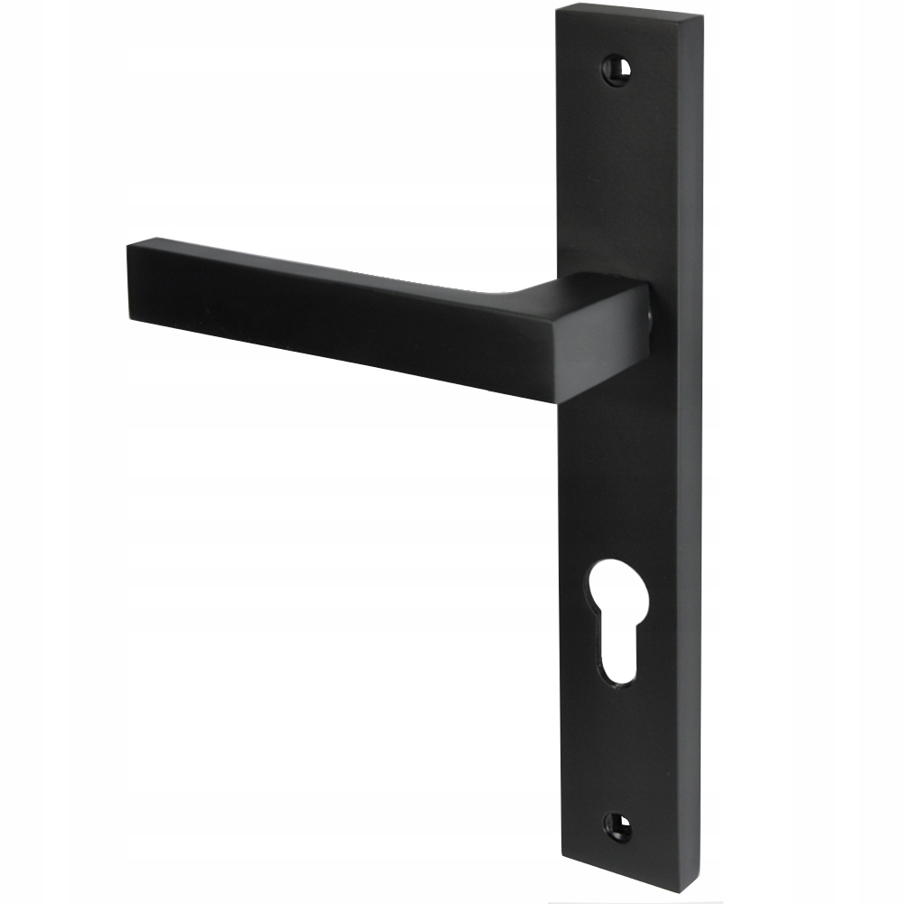 

Klamka Drzwiowa czarny mat - 72 Klucz 72, 90 Wkład