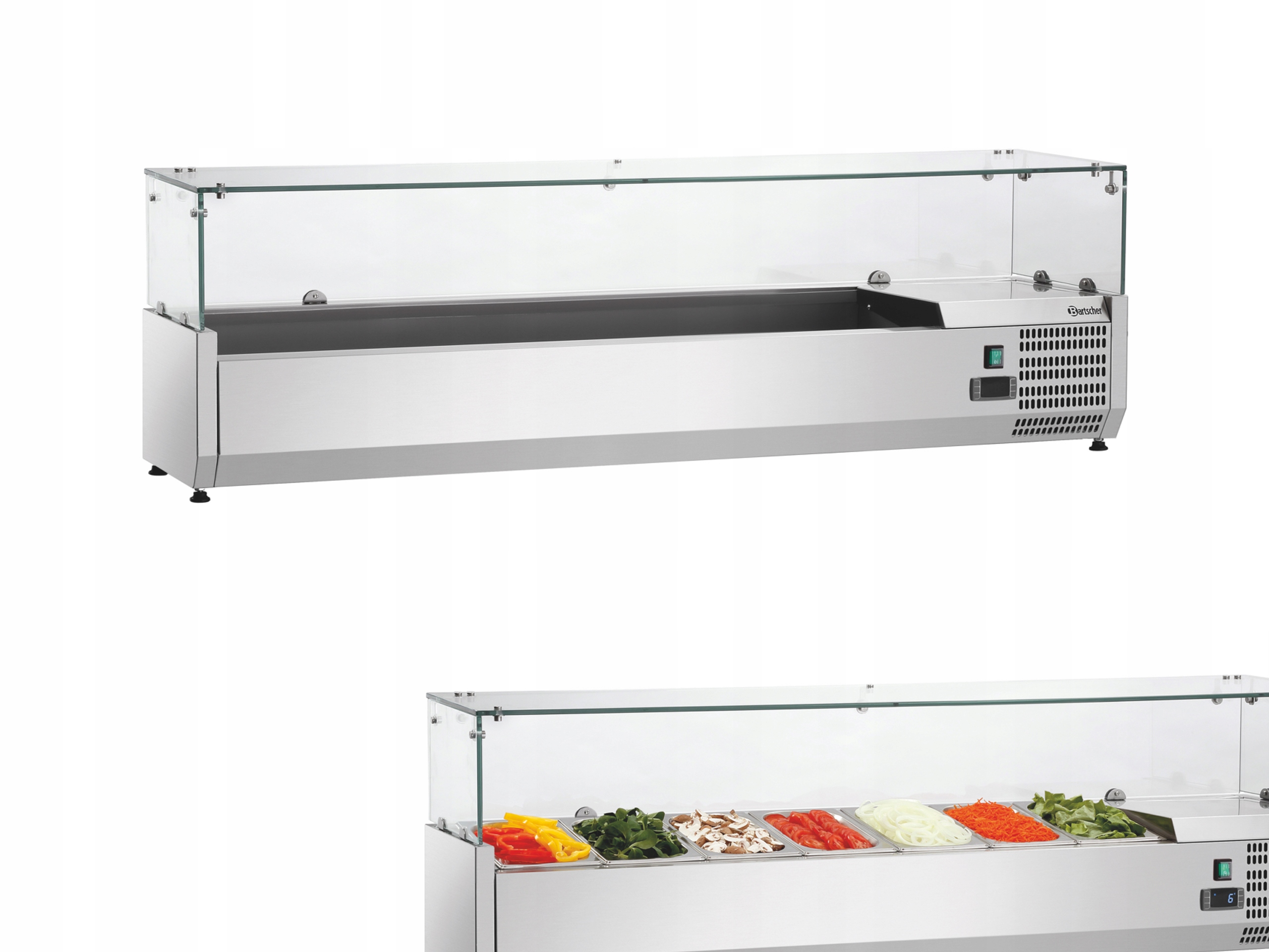 Chladicí Nástavec Se Skleněným Krytem 150 cm GL4-1501 Bartscher