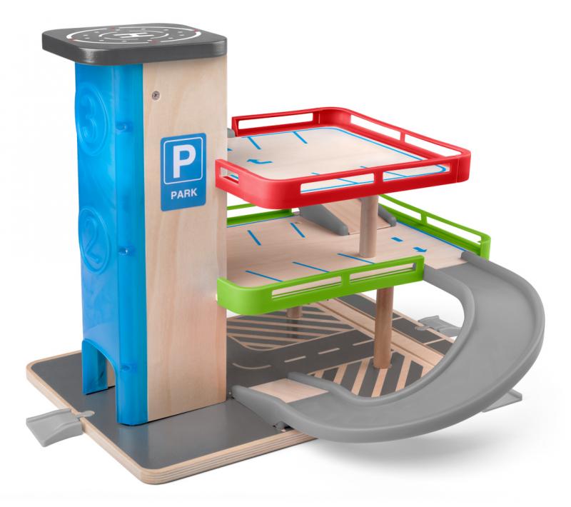 

Garaż drewniany Winda i parking Woody +2 autka