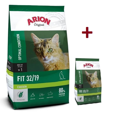 Arion Original Fit karma sucha dla kota 7,5 kg 2kg