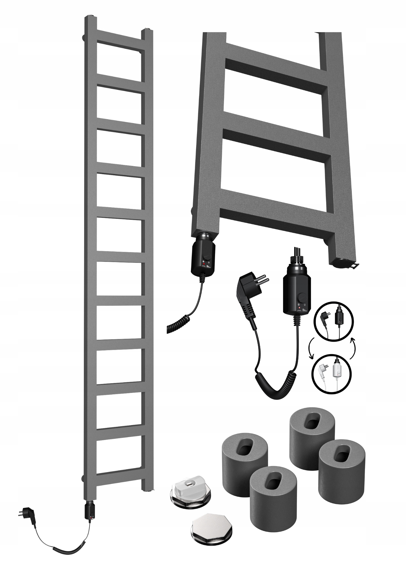 Elektrický ohrievač Mini 990x250 Antracit ohrievač