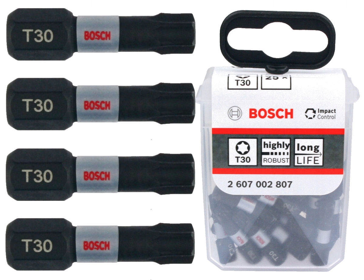 

Bit Torx 30 25mm Impact Control Bosch 25 sztuk
