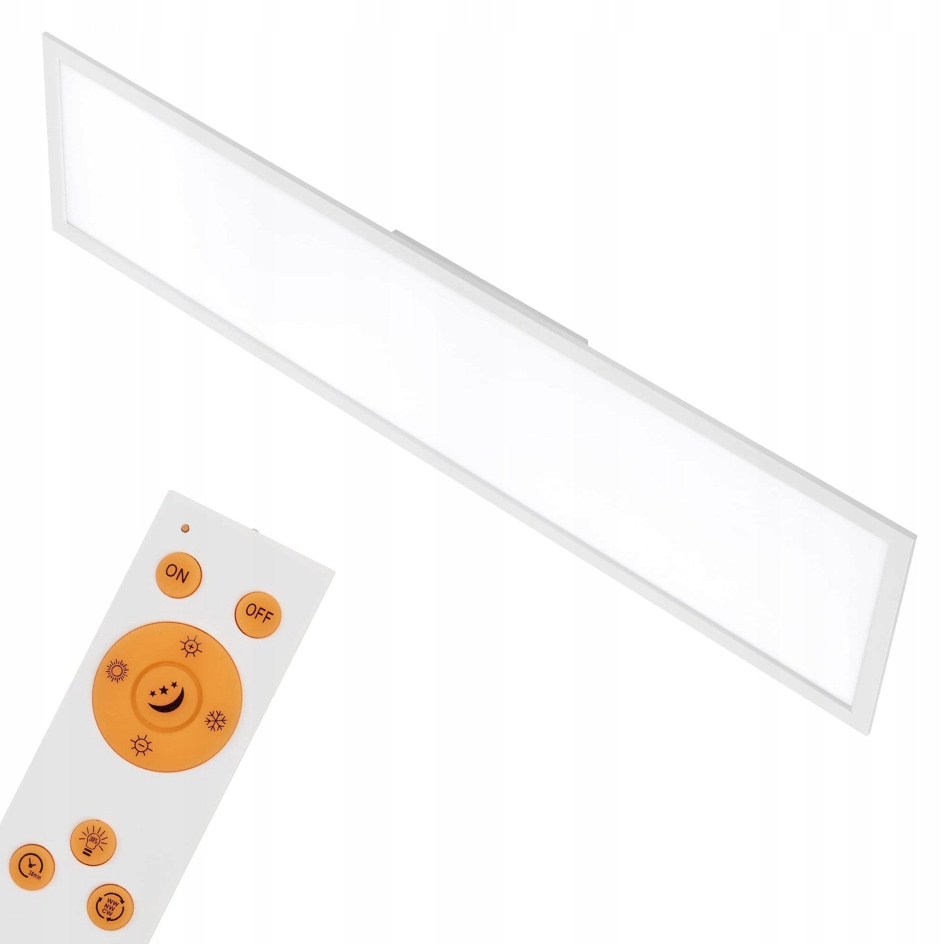 Led stropný panel Briloner Cct 119,5 cm, 3800 lm, 36 W, diaľkové ovládanie, b