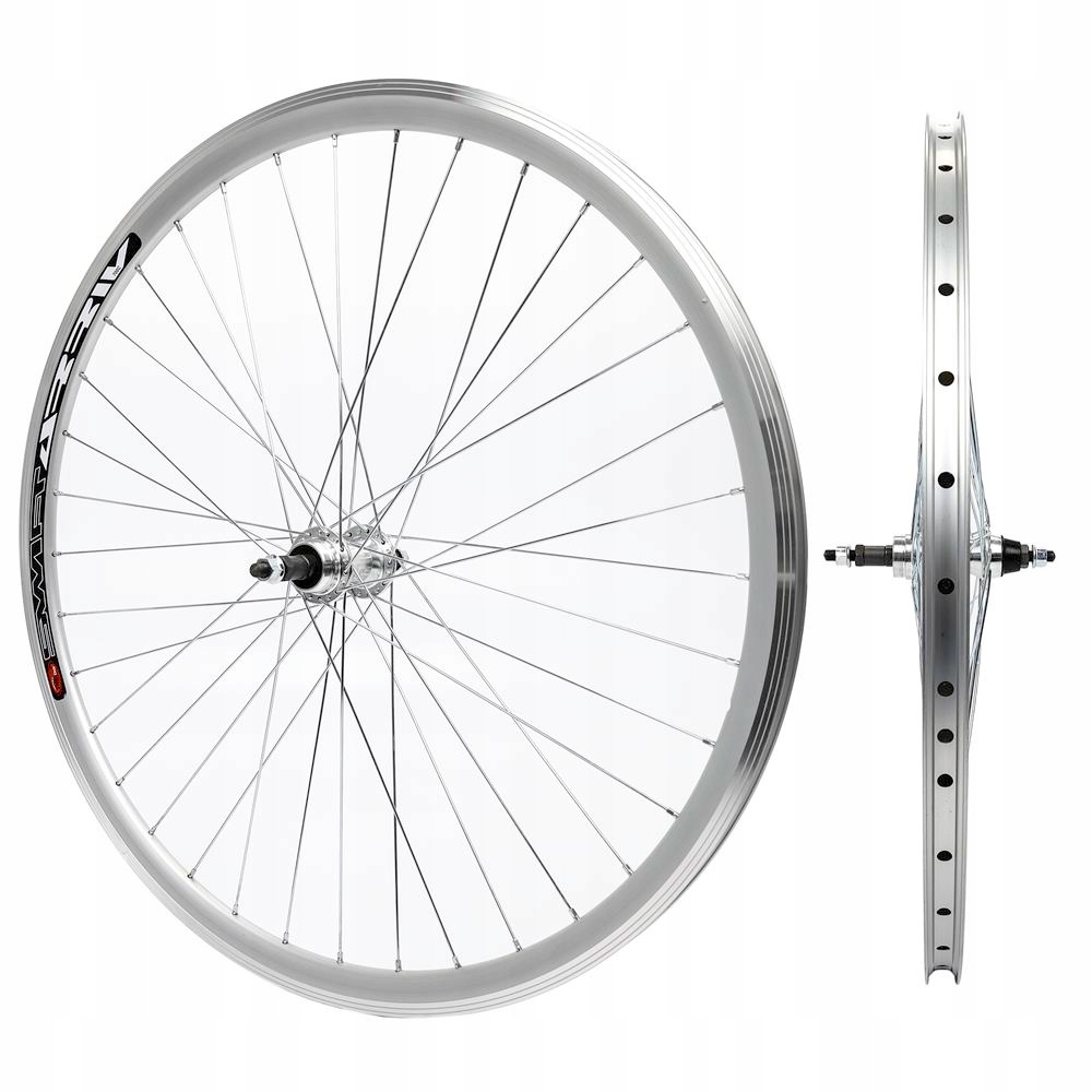Koło rowerowe tylne 28", JY-754, wolnobieg, szprychy Sle, srebrne V-brake