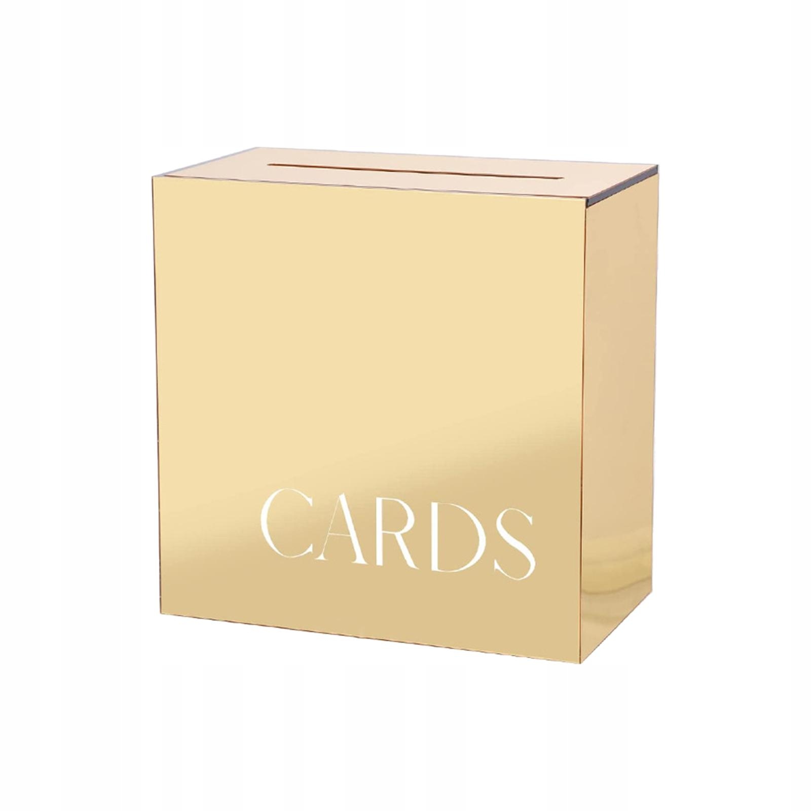 Pudełko na karty podarunkowe Akrylowy ślub na impr Marka inny