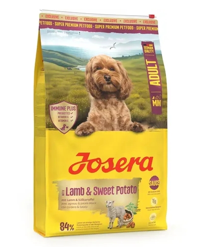 Josera krmivo Mini Lamb & Sweet Potato suché jehněčí maso 10 kg