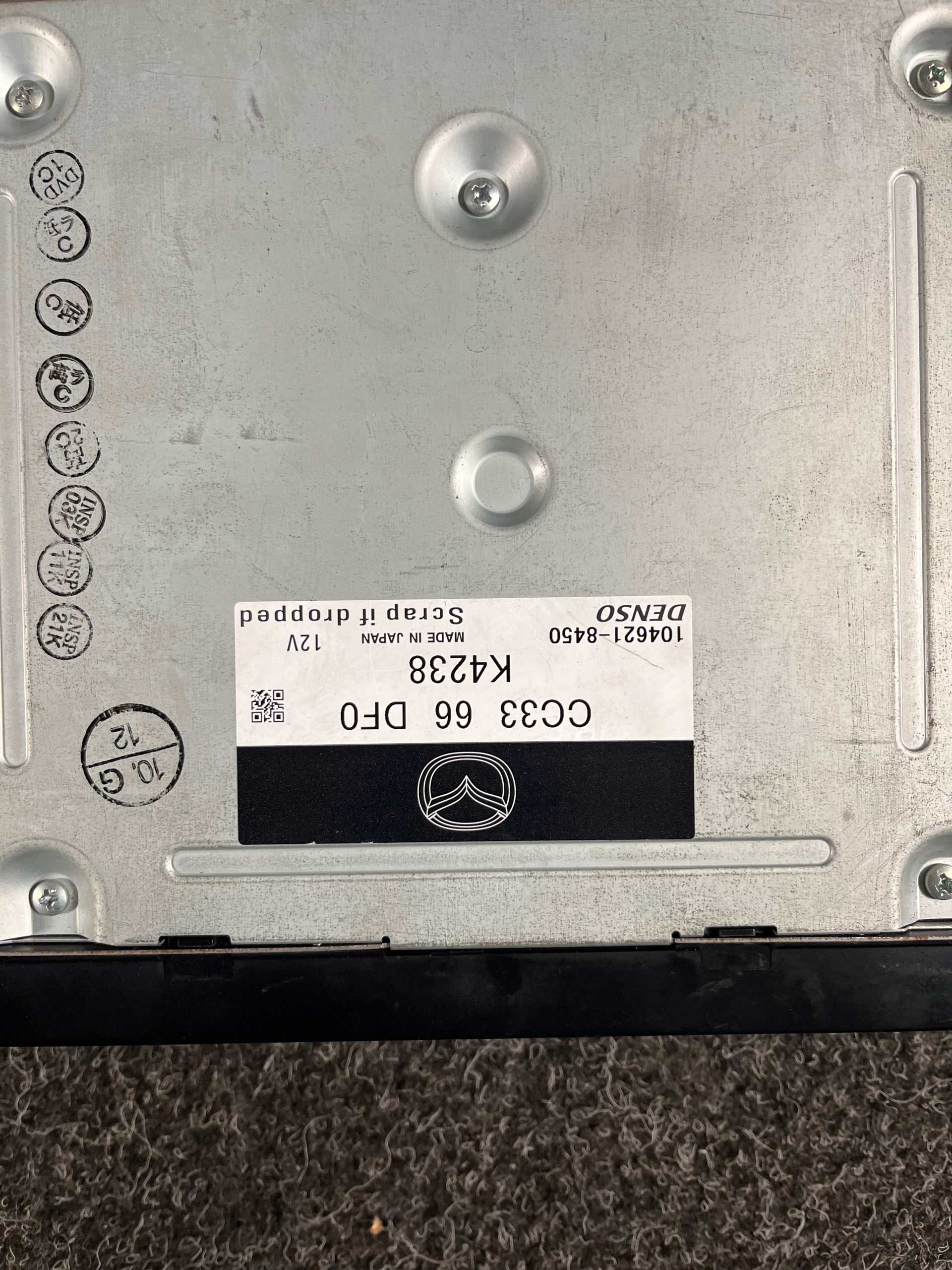 mazda 5 и . CR считыватель навигации CC33 66 8FX