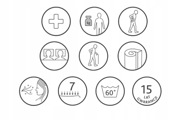 Materac sprężynowy PASODOBLE Hilding 180x200 Model Pasodoble