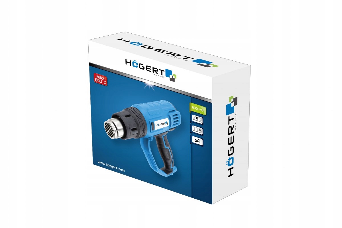 Opalarka 2000W + 4 dysze Hogert HT2C550 Kod producenta HT2C550
