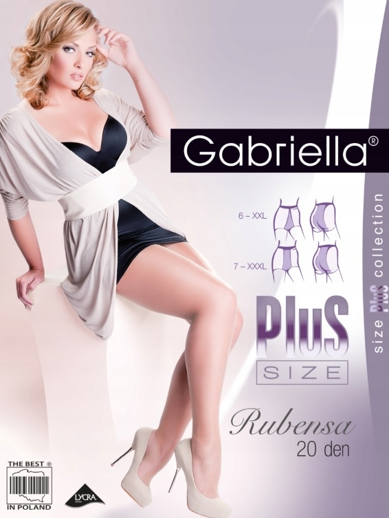 

Rajstopy Rubensa Plus Size Gabriella kolory r.7