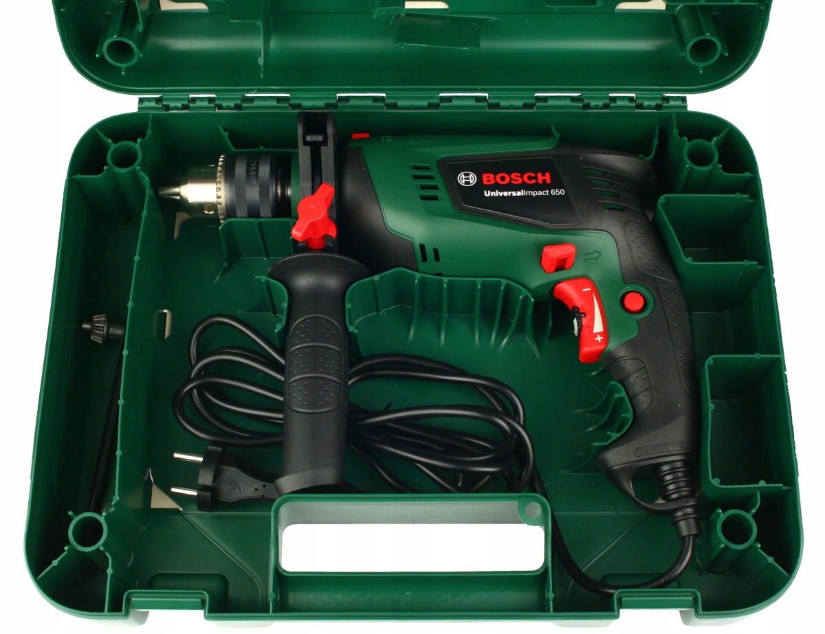 WIERTARKA 650W PSB 600 RE BOSCH + WALIZKA Typ uchwytu zębaty